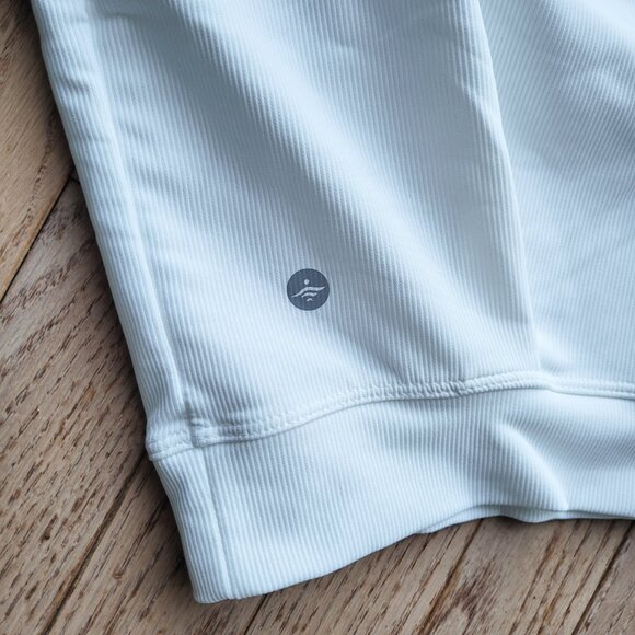 NWT Halara Crew Neck Cropped Yoga Tank Top Patitoff Flow M - Picture 8 of 11